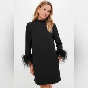 Tuckernuck Black Feather Mod Dress Size M